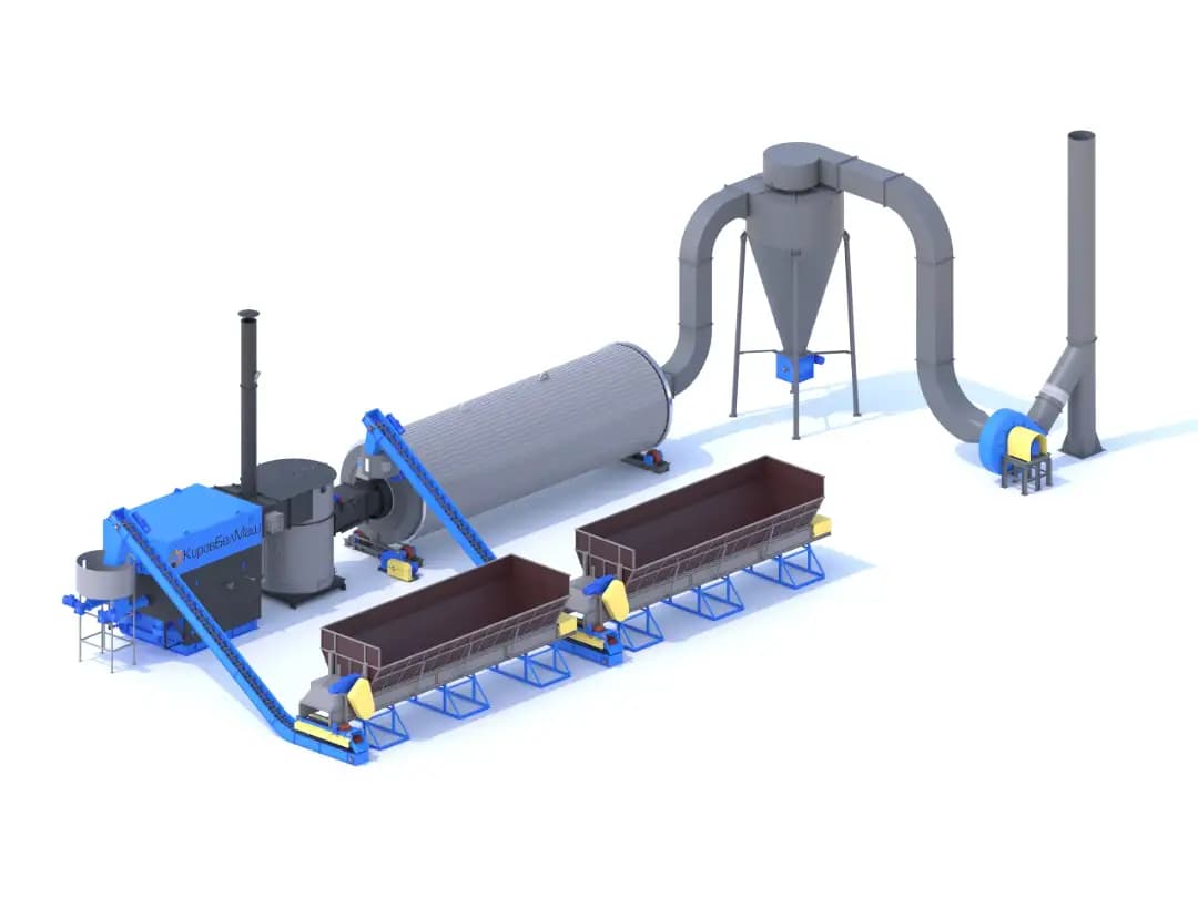 Сушильная линия 2000 кг/час